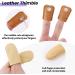 16 Pcs Sewing Thimble Set with Adjustable Metal Rings and Storage Box - Finger Protector for Leather, Rubber, and Coin Thimbles - 17pcs - Buy Online on GoSupps.com