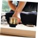Homsfou Moxibustion Box - Copper Moxa Tool Holder for Acupuncture & Massage | 2pcs Golden 16x6cm - Buy Online on GoSupps.com