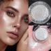 Pearl White Highlighter Makeup - Shimmer Glitter Diamond Eyeshadow Palette for Face & Body - EVpct 0.1 oz - Buy Online on GoSupps.com