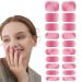 Streysisl Nail Gel Strips Gel Nail Stickers - Semi-Cured Gel Nail Strips Completely Wrapped Nail Stickers Nail Polish Strips Gradient Stickers Glittering Self-Adhesive 0175