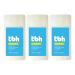 TBH Kids Deodorant - Unscented Deodorant for Kids Made with Natural Ingredients in the USA - Aluminum Free Deodorant for Girls and Boys (3 Pack)
