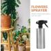 Stainless Steel Mist Spray Bottle - Refillable Continuous Sprayer for Plants Hair Styling & Skin Care - 550ML - Buy Online on GoSupps.com