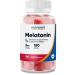 Nutricost Melatonin 3mg 180 Gummies Strawberry Flavored - Gluten Free Non-GMO No Corn Syrup