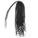 Goddess Faux Locs Crochet Hair 24 Inch | Curly Ends | 6 Packs | Pre-looped Synthetic Braids for Women - 1B 24 Inch - Buy Online on GoSupps.com