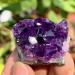 Natural Crystal Rough Amethyst Rough Stone 20-120g Natural Dream Amethyst Quartz Crystal Cluster Specimen Ornaments (Size : 80-120g)