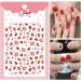 3pcs Summer Fruit Nail Stickers - Strawberry, Cherry, Watermelon Nail Decals - Buy Online on GoSupps.com