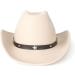 Western Cowboy Cowgirl Hat | Lisianthus Outdoor Felt Wide Brim | Beige | Medium - Buy Online on GoSupps.com