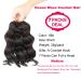 Ocean Wave Crochet Hair for Black Women - 9 Inch Deep Wave Curly Synthetic Hair Braids (7 Packs, 1B#) - Buy Online on GoSupps.com
