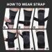 Premium Knee Sleeve for Men & Women - Adjustable Straps Compression Support for Arthritis Running & Cross Training - Large Black - Buy Online on GoSupps.com