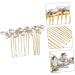 Ipetboom Fashionable Diamond Hair Accessories Hair Barrettes Hair Clips Hair Pin Bridal Headpiece Women Headpiece Sparkly Hair Clip Girl Headpiece Women's Crystal Wedding Comb - Buy Online on GoSupps.com