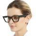 OCCI CHIARI Fashion Reading Glasses Cat Eye Reader 0 1.0 1.25 1.5 1.75 2.0 2.25 2.5 2.75 3.0 3.5 4.0 5.0 6.0 (Black 4.00)