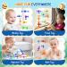 Suction Toys Kids Bath Toys 19pcs | Fun and Educational Sensory Toys for Kids 3-7 Years Old | Montessori Building Toys for Stress Relief and Travel - Buy Online on GoSupps.com
