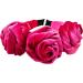Alpenfl stern Costume Headband Velvet Braided Look Flowers Women's Hair Accessories Non-Slip Headband for Dirndl (Pink-Fuchsia) ADV146 - Buy Online on GoSupps.com
