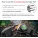 NVioAsport 20-in-1 Survival Paracord Bracelet with SOS LED Light, Fire Starter, Compass, Whistle Ideal for Camping, Hiking, Fishing | Adjustable Gear Kit in Black - Buy Online on GoSupps.com