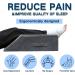 TANYOO Velvet Leg Pillow for Surgery Recovery | Leg Elevation & Pain Relief | Washable Cover | Medium Size (25.5x9.4x7.5) Dark Grey - Buy Online on GoSupps.com