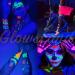 UV Black Light Reactive Face & Body Paint - Neon Fluorescent 8-Color Powder for Parties | Water-Based & Glow Under Black Light - Buy Online on GoSupps.com