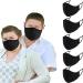 comfso 5-Pack 3-Layer Extra Large Face Masks For Big Face Women Men with Adjustable Ear Loops Reusable and Washable Dust proof (XL/X-Large Size) Extra Large/Xl for Big Face Women/Men