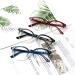 3 Pack Stylish Reading Glasses Spring Hinge Black/Tortoise 2.25x for Men and Women - Buy Online on GoSupps.com