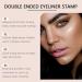 Fine Winged Eye Stamp 2 Tip Makeup Stamp - Precise Stencil Quick Dry - Waterproof Cosmetic for Beginners Professionals - Buy Online on GoSupps.com