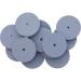 Unmounted Silicone Polisher Square Edge Light Blue Fine Grit 12 Pack | POL-300.30