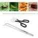 ABMRO Reptile Feeding Tool Cleaning Clamp and Long Feeding Tweezers for Hamsters Insects Turtle Snake Spider Frog Gecko Chameleon and Other Small Animals - Buy Online on GoSupps.com