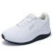 Womens Walking Shoes Arch Support Plantar Fasciitis Sneakers Orthotic Fashion Tennis Shoes for Heel and Foot Pain Relief 6.5 Allwhite