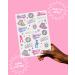 XO Fetti Last Disco Temporary Tattoos - 42 Glitter Styles | Bachelorette Party Decor & Bridal Shower Supplies - Buy Online on GoSupps.com