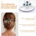 DOITOOL Bridal Comb Bridal Hairpins Wedding Hair Clip Hair Insert Crystal Headpiece Hair Teasing Comb Rhinestone Barrettes Hair Combs Bride Western Style Accessories Alloy Dinner Party - Buy Online on GoSupps.com