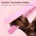 Hair Straightener Mini 2 in 1 Curler - Ceramic Tourmaline Flat Iron for Smooth Hair - Electric Beauty Tool - Buy Online on GoSupps.com