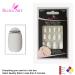 Shop Bling Art White Silver Glossy Oval False Nails - 24 Medium Tips | International Shipping - Buy Online on GoSupps.com