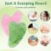 2pcs Gua Sha Stone Set for Face Massage | Premium Gray Velvet Pouch | Enhance Your Beauty Routine - Buy Online on GoSupps.com