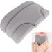 Adjustable Cervical Collar Soft Neck Brace with Breathable Fabric Ergonomic Design Lightweight Portable for Traveling Men Women Relieves Neck Discomfort (Grey) - Buy Online on GoSupps.com