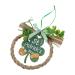 Cabilock Shamrock Wooden Sign Hanging Wall Decoration Front Door
