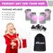 Kids Toddler Roller Skating Protective Gear Set - Knee Pads, Elbow Pads, Wrist Guards - Purple - Ages 4-13 - Buy Online on GoSupps.com