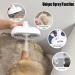 SweetNook Self-Cleaning Cat Brush - Easy Grooming for Cats & Dogs - Remove Static & Flying Hair - White - Buy Online on GoSupps.com