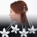 Buy 20 Piece Wedding Hairpins - U-Shaped Diamond Hair Needles & Crystal Flower Hair Accessories for Brides & Girls - Buy Online on GoSupps.com