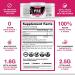 Honey Badger Pre Workout Powder Keto Vegan Preworkout for Men & Women Beta Alanine & Caffeine Sugar Free 30 Servings - Wild Berry - Buy Online on GoSupps.com
