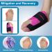 Hallux Valgus Correction Rail for Big Toe Pain Relief - Adjustable Bandage for Men & Women (Rose Red Right) - Buy Online on GoSupps.com