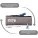 BreezyPacks Small Medicine Cooling Case | Keeps Medicine at Room Temperature | Recharges Itself - No Wetting or Electricity | EpiPen and Insulin Travel Bag (Grey) - Buy Online on GoSupps.com