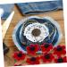 SHINEOFI 10pcs Diy Accessories Hair Barrettes Sewing Crochet Flowers Diy Headdress Supplies Petals Patch Claret 4X4X1.5CM - Buy Online on GoSupps.com