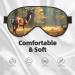 Deer Print Eye Mask | Adjustable Blackout Sleep Mask for Men & Women | Ultimate Sleep Aid - Buy Online on GoSupps.com