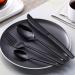 Flatware Sets 16pcs/Set Cutlery Set Stainless Steel Dinnerware Knife Fork and Spoon Cutlery Set for Kitchen Accessories Flatware Sets Stainless Steel (Color : Silver 16pcs) - Buy Online on GoSupps.com