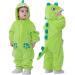 Doladola Unisex Baby Toddlers Romper Jumpsuit Hooded Cartoon Sleepsuits Infant Outfit 24-30 Months Emerald Green shark