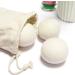 6 Pack Organic XL Wool Dryer Balls - Chemical-Free Fabric Softener for Anti-Static, Wrinkle Reduction, and Faster Drying Time - Buy Online on GoSupps.com