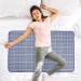 OUTCREATOR 2 Pack Waterproof Incontinence Bed Pads (34 x 54) - Non-Slip, Machine Washable - Ideal for Toddlers, Kids, Adults, Pets - Light Blue Grid Design - Buy Online on GoSupps.com