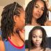 Real hair Dreadlock Extensions 20 strands Handmade Crochet Real Hair Loc Extensions (8 inches width: 0.8 cm dark brown) 8 inch dark brown