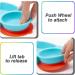 Qshare Toddler Plates - BPA-Free, Portable & Strong Suction | Dishwasher & Microwave Safe Silicone Placemat - 1CarBlue - Buy Online on GoSupps.com