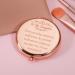 Sophauteem Daughter Gift Compact Mirror - Unique Makeup Mirror for Teen Girls - Perfect for Wedding, Birthday, Graduation & More - Rose Gold - Buy Online on GoSupps.com