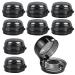 Child protection stove turning buttons 8 pieces of child protection stove stove protection children for ovens herd gas stoves in the kitchen oven child safety (black)