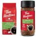 Tim Hortons Decaf Coffee Fine Grind Bag Medium Roast 300g & Decaf Instant Coffee 100g Jar Coffee+ Decaf Instant Coffee Decaf 300 g (Pack of 1)